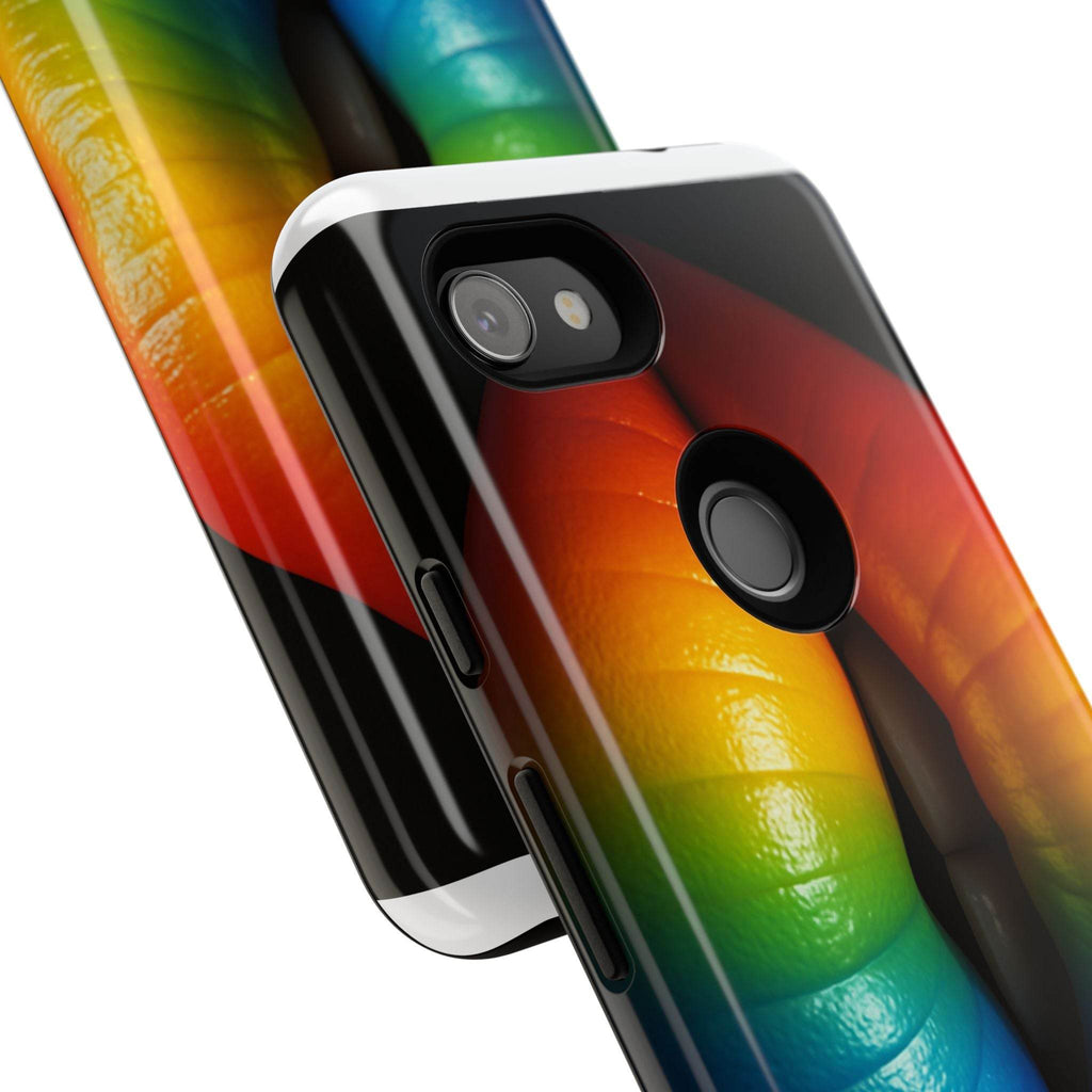 Rainbow Lips Phone Case - Tough Cover for LGBTQ+ Pride - Estalios