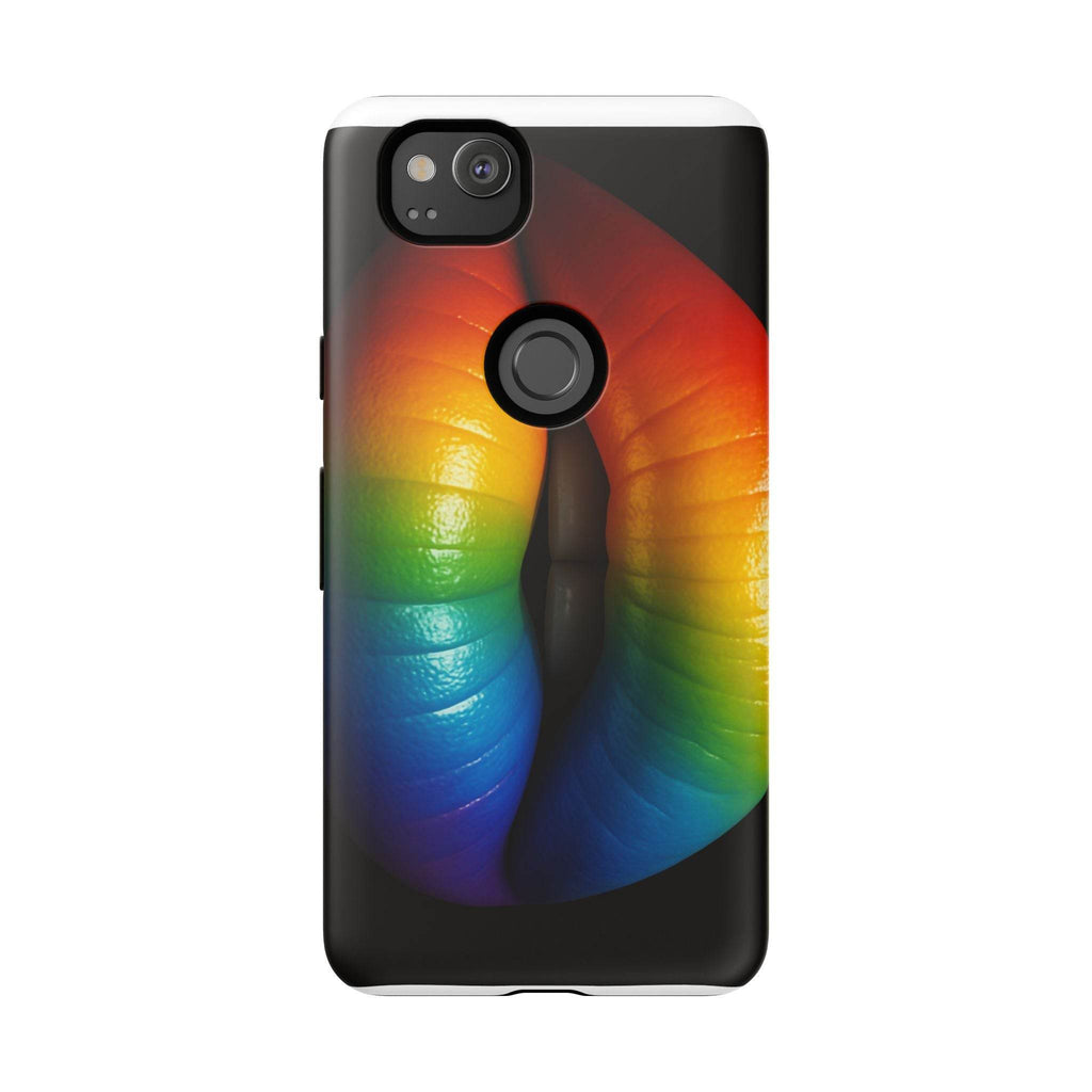 Rainbow Lips Phone Case - Tough Cover for LGBTQ+ Pride - Estalios