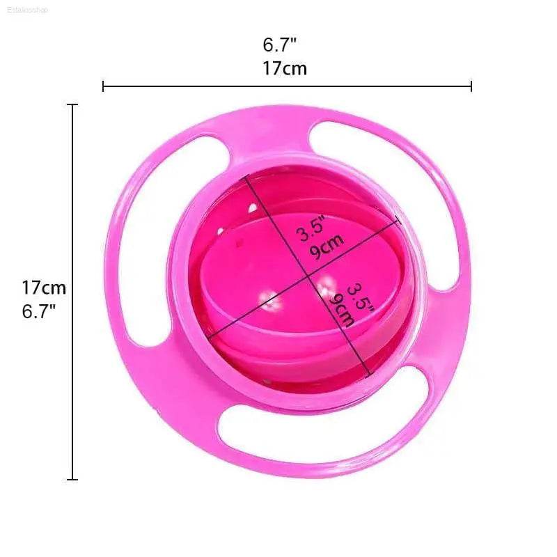 360-Degree Rotating Baby Bowl for Mess-Free Mealtime - Estalios