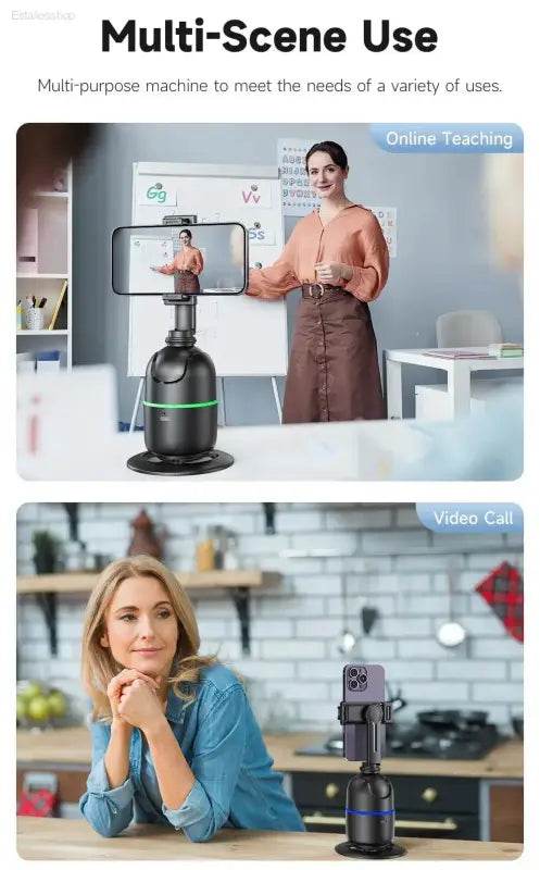 360° Smart Auto Face Tracking Gimbal Stabilizer Tripod - Estalios