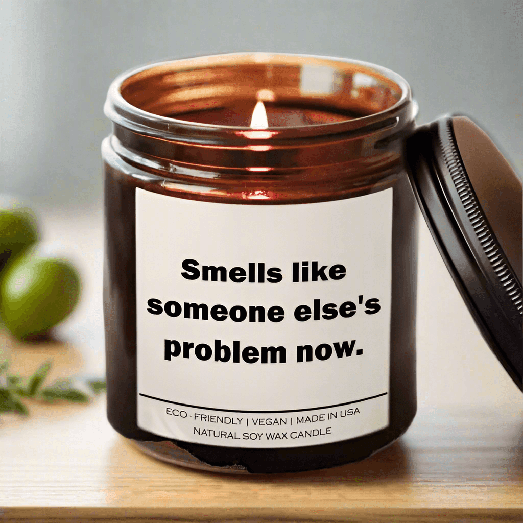 Get Lit with Laughter: Fun Scented Soy Candle - Estalios