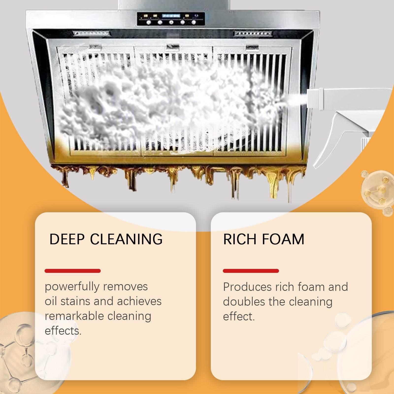 Kitchen Foam Cleaner for Household Kitchen Hood Oil Clean - Estalios