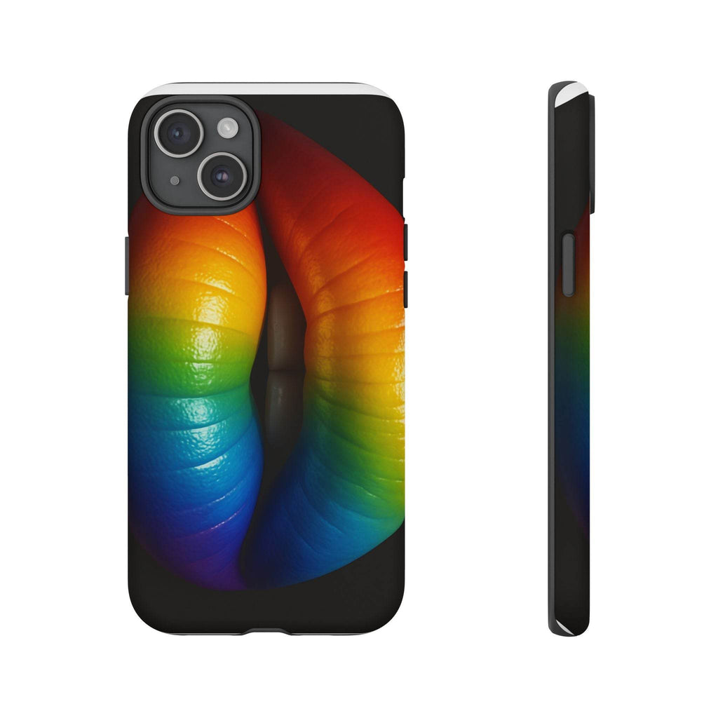 Rainbow Lips Phone Case - Tough Cover for LGBTQ+ Pride - Estalios