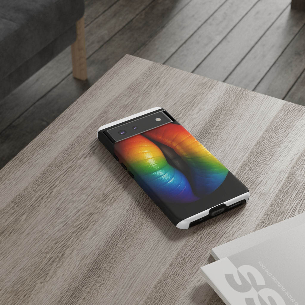 Rainbow Lips Phone Case - Tough Cover for LGBTQ+ Pride - Estalios