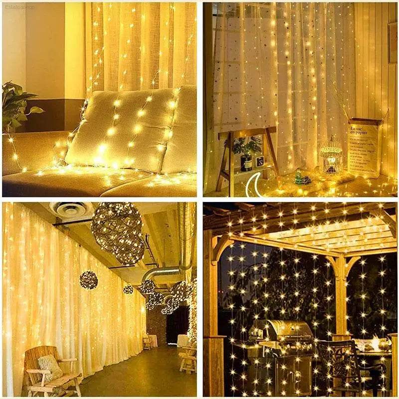 3M LED String Fairy Lights USB Holiday Curtain Lamp - Estalios
