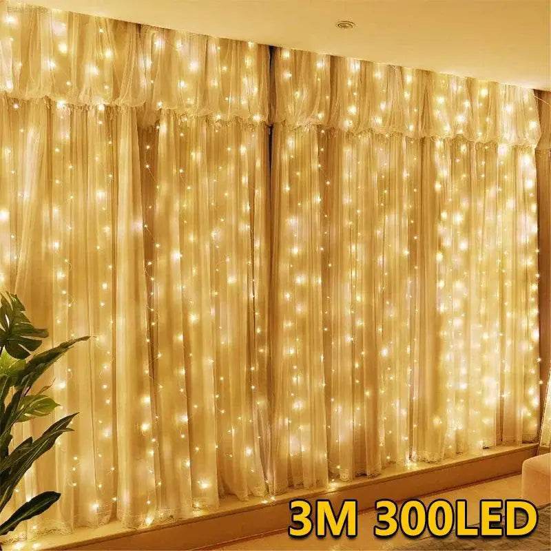 3M LED String Fairy Lights USB Holiday Curtain Lamp - Estalios