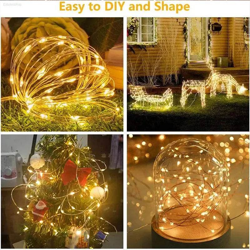 3M LED String Fairy Lights USB Holiday Curtain Lamp - Estalios