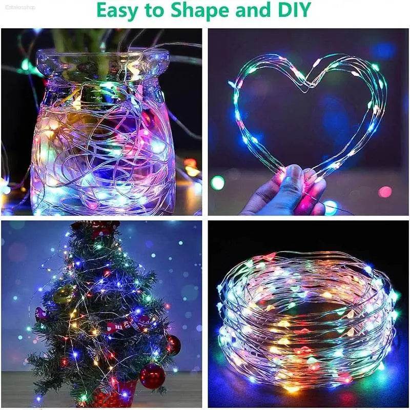 3M LED String Fairy Lights USB Holiday Curtain Lamp - Estalios