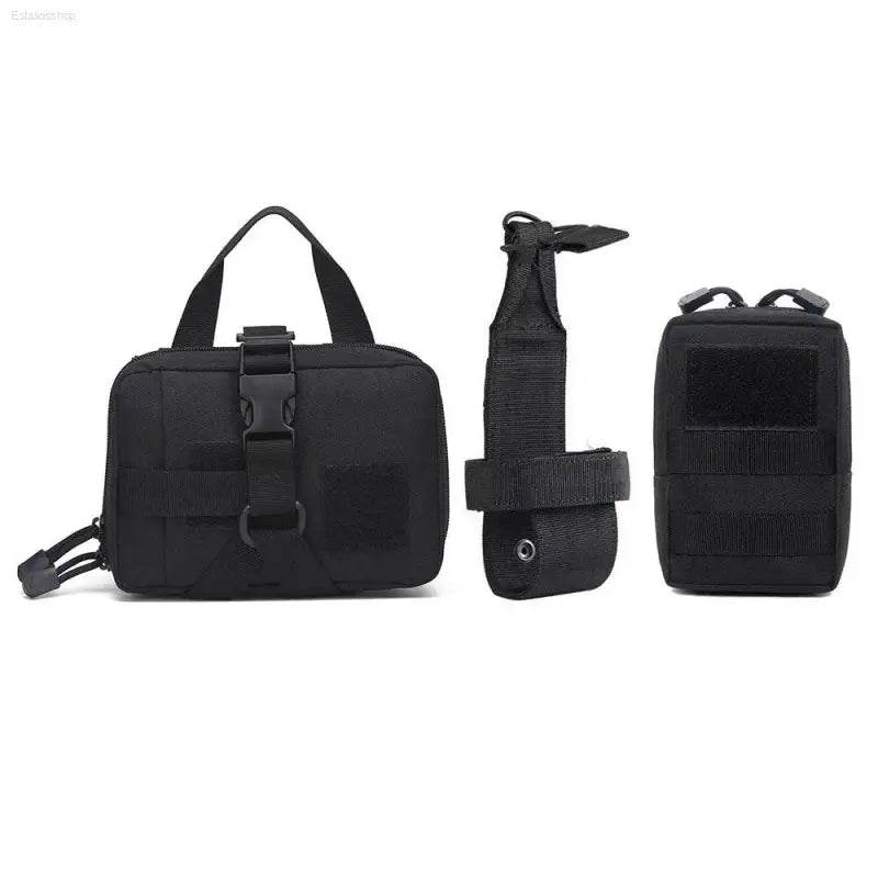 3Pcs Dog Tactical Bags with 2Pcs Pouches and Belt Holder - Estalios