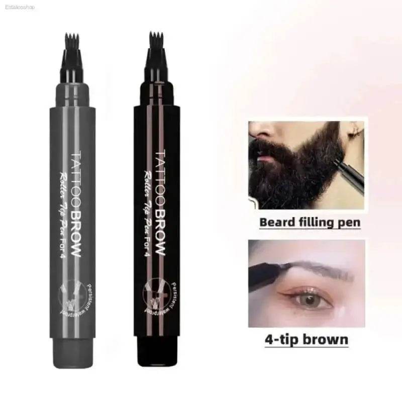 4-in-1 Beard and Moustache Filler Pen for Perfect Grooming - Estalios