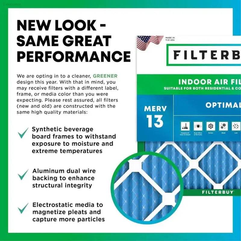4 Pack 20x20x1 MERV 13 Pleated HVAC Air Filters Easy Install - Estalios