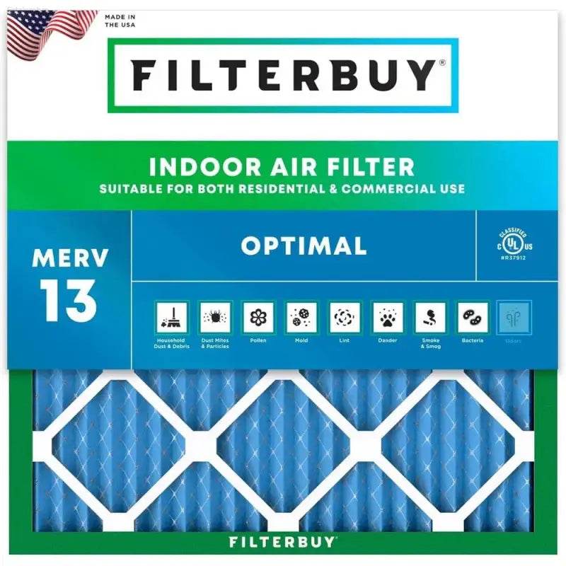 4 Pack 20x20x1 MERV 13 Pleated HVAC Air Filters Easy Install - Estalios
