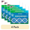4 Pack 20x20x1 MERV 13 Pleated HVAC Air Filters Easy Install - Estalios