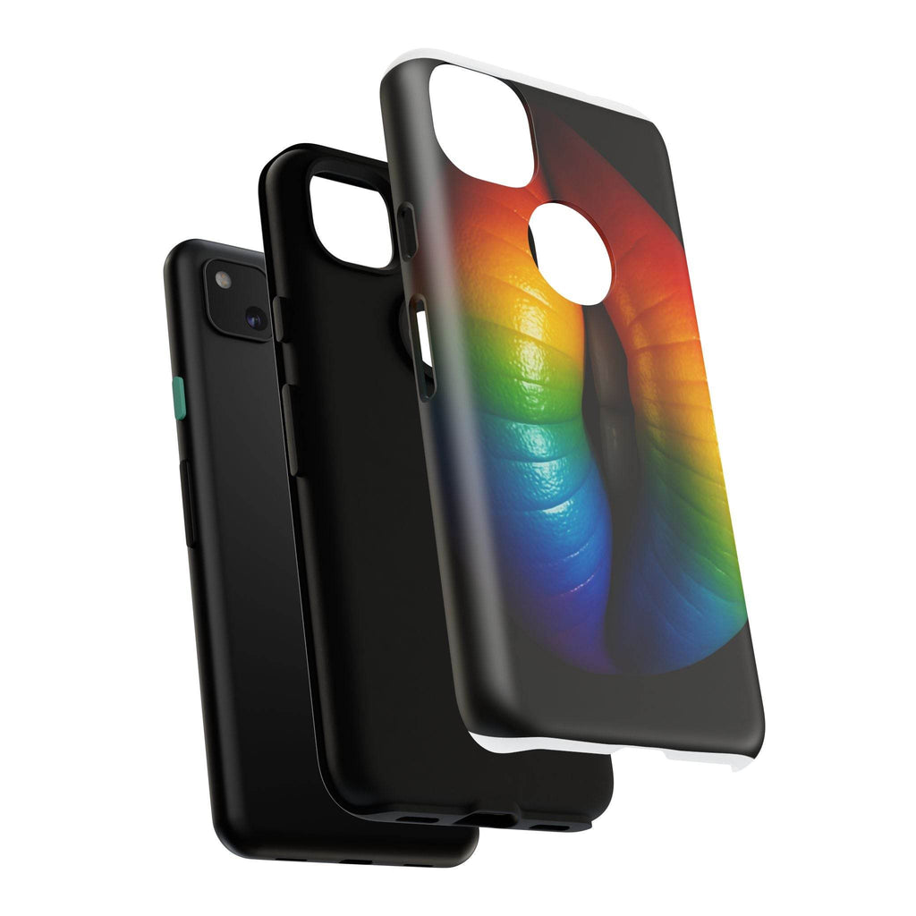 Rainbow Lips Phone Case - Tough Cover for LGBTQ+ Pride - Estalios
