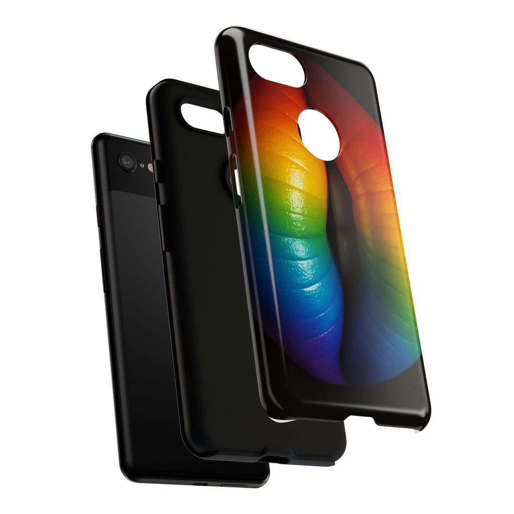 Rainbow Lips Phone Case - Tough Cover for LGBTQ+ Pride - Estalios