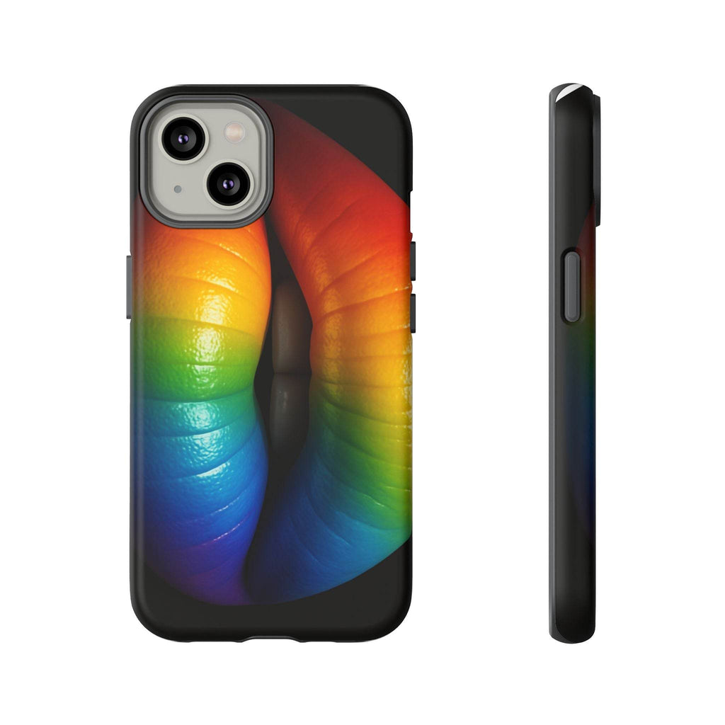 Rainbow Lips Phone Case - Tough Cover for LGBTQ+ Pride - Estalios
