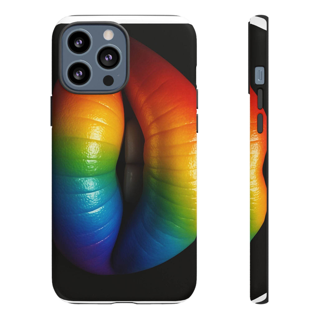 Rainbow Lips Phone Case - Tough Cover for LGBTQ+ Pride - Estalios