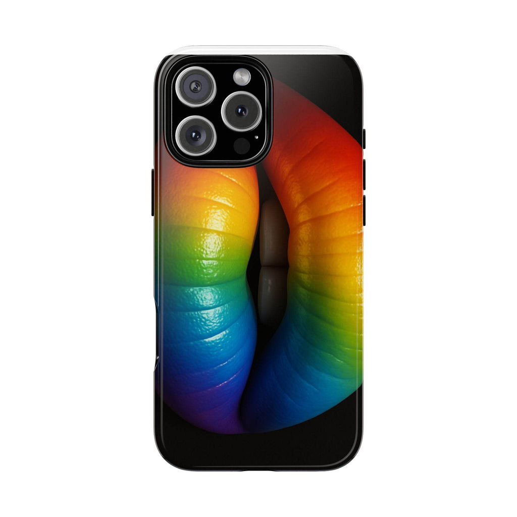 Rainbow Lips Phone Case - Tough Cover for LGBTQ+ Pride - Estalios