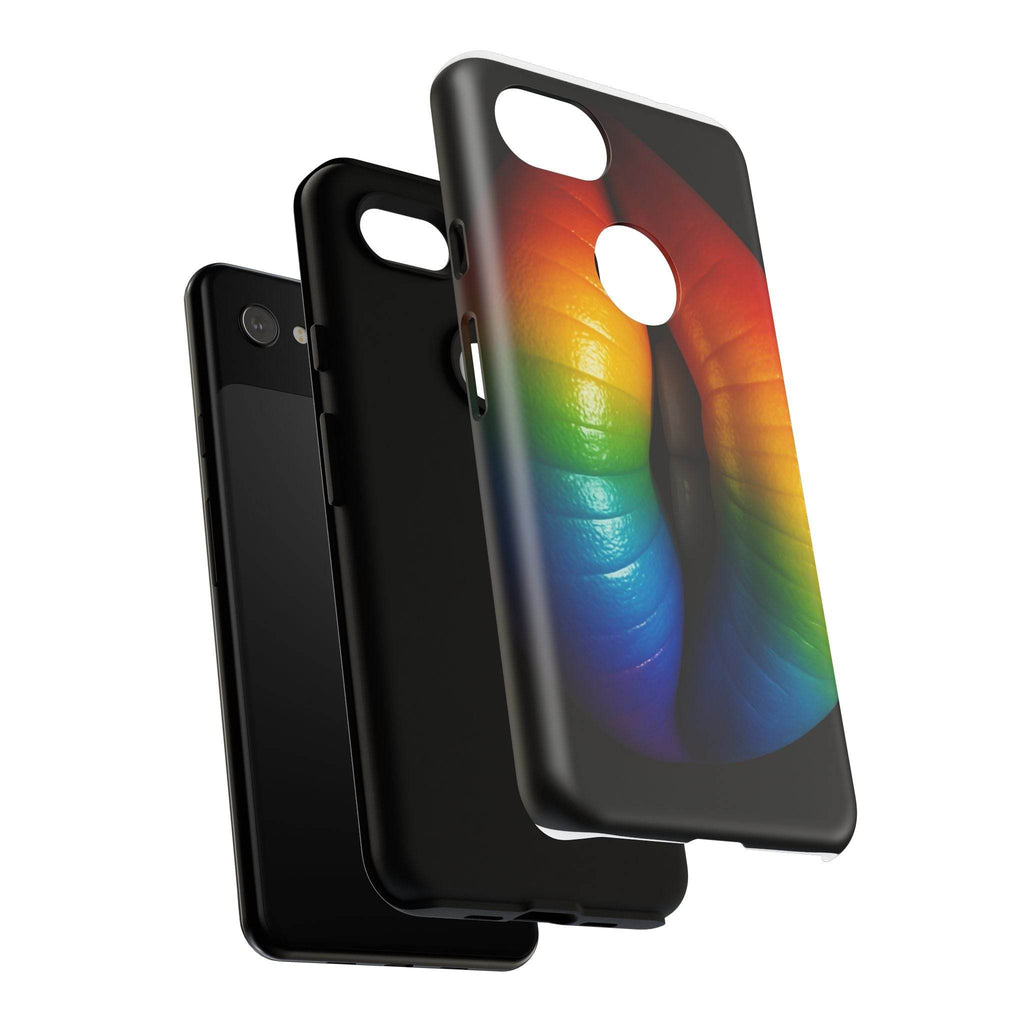 Rainbow Lips Phone Case - Tough Cover for LGBTQ+ Pride - Estalios