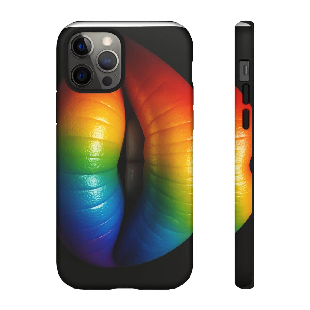 Rainbow Lips Phone Case - Tough Cover for LGBTQ+ Pride - Estalios