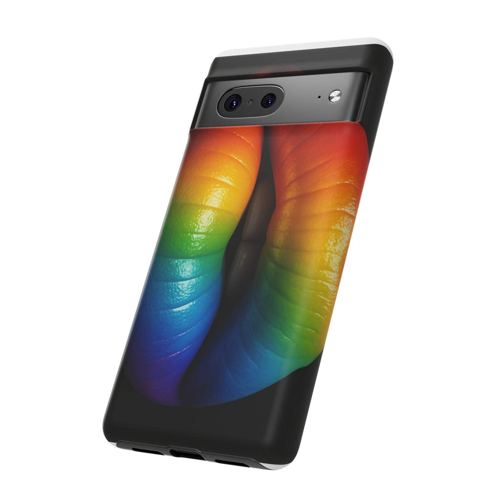 Rainbow Lips Phone Case - Tough Cover for LGBTQ+ Pride - Estalios