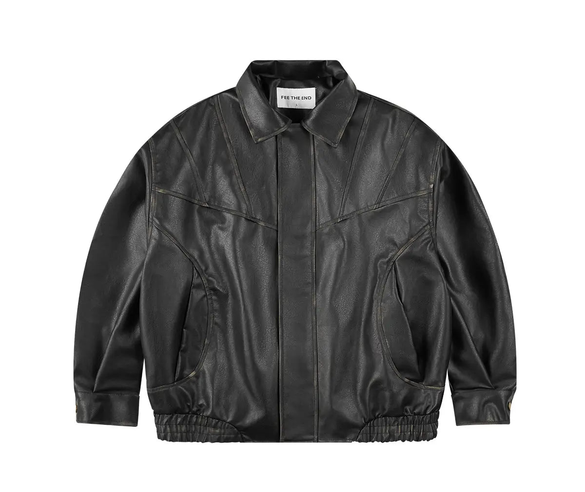 Retro Leather Clothing For Men And Women Loose