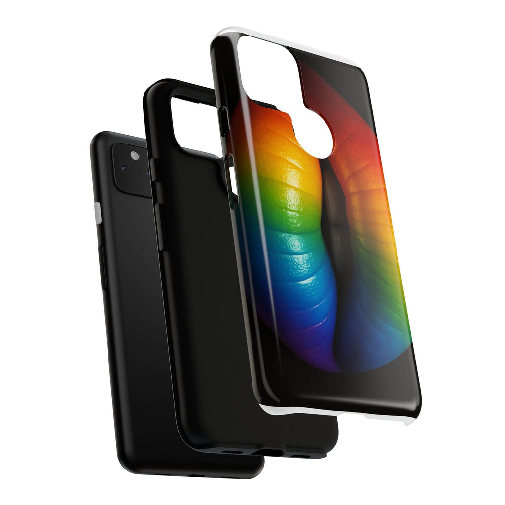 Rainbow Lips Phone Case - Tough Cover for LGBTQ+ Pride - Estalios