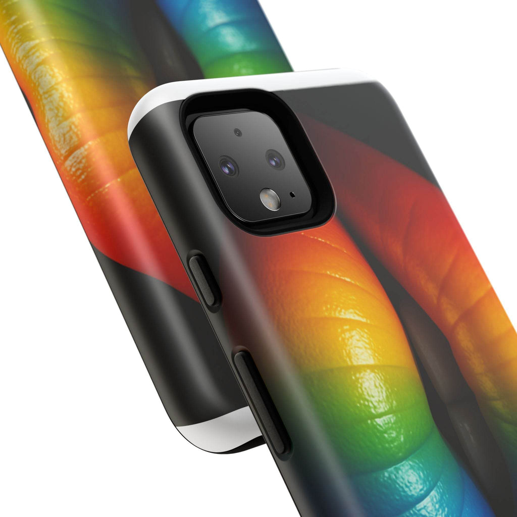 Rainbow Lips Phone Case - Tough Cover for LGBTQ+ Pride - Estalios