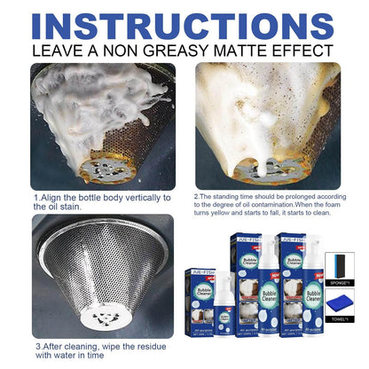 Oil Foam Cleaner Multi-Purpose Heavy Oil Foam Cleaner - Estalios