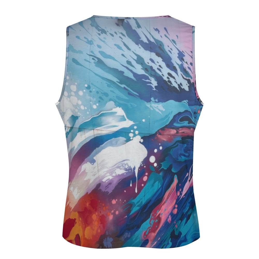 Men's Full print vest - Estalios
