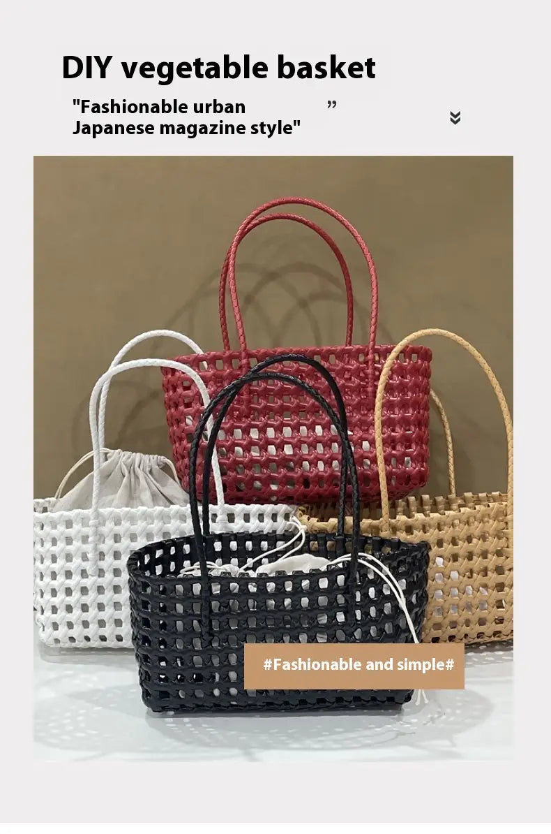 Hollow Out Woven Bag - Popular French Style