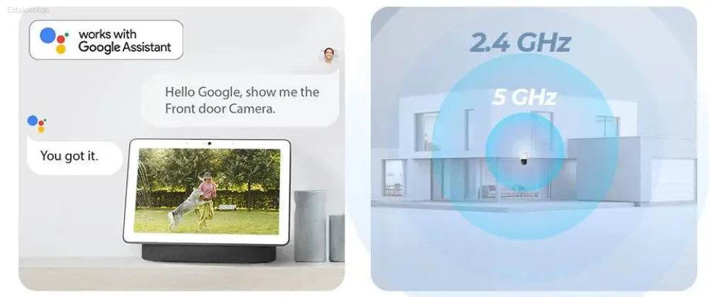 4K Dual Lens PTZ Security Camera with Auto Tracking - Estalios