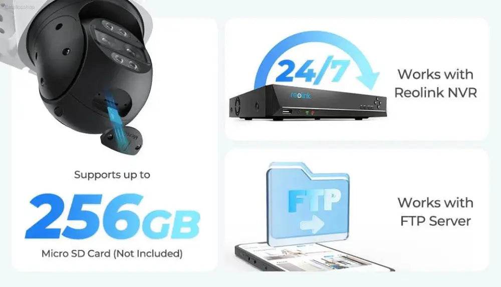 4K Dual Lens PTZ Security Camera with Auto Tracking - Estalios
