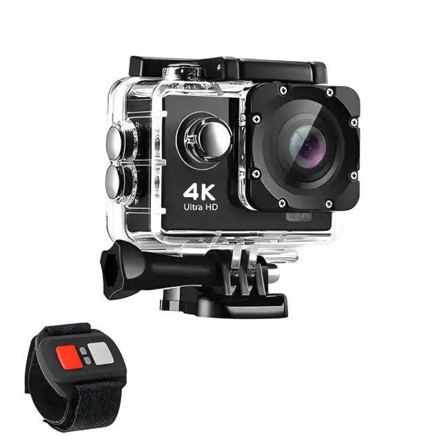 Epic 4K Action Cam with Remote for Waterproof Adventures - Estalios