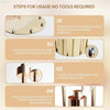 4PCS 46" Tall Metal Floor Candle Holders With LED Candles.