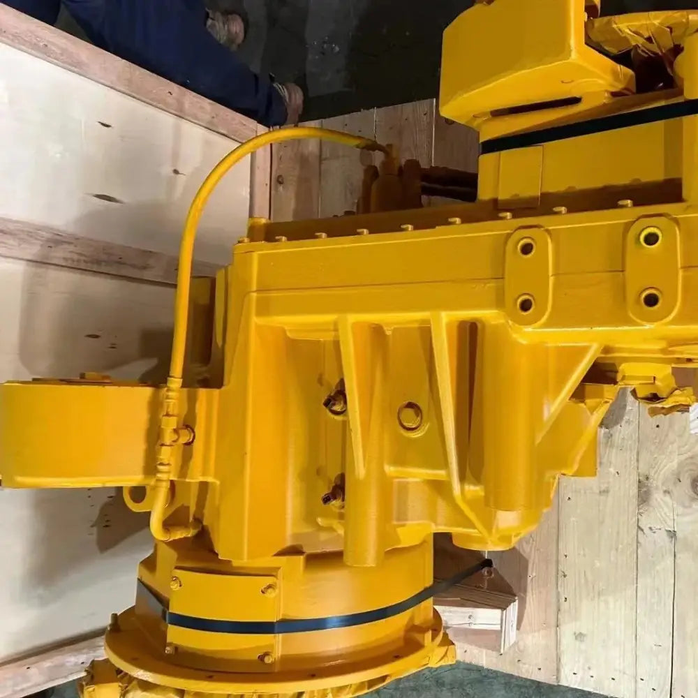 Yellow industrial machinery featuring the 4WG260 Gearbox and Transmission Box product subtotal