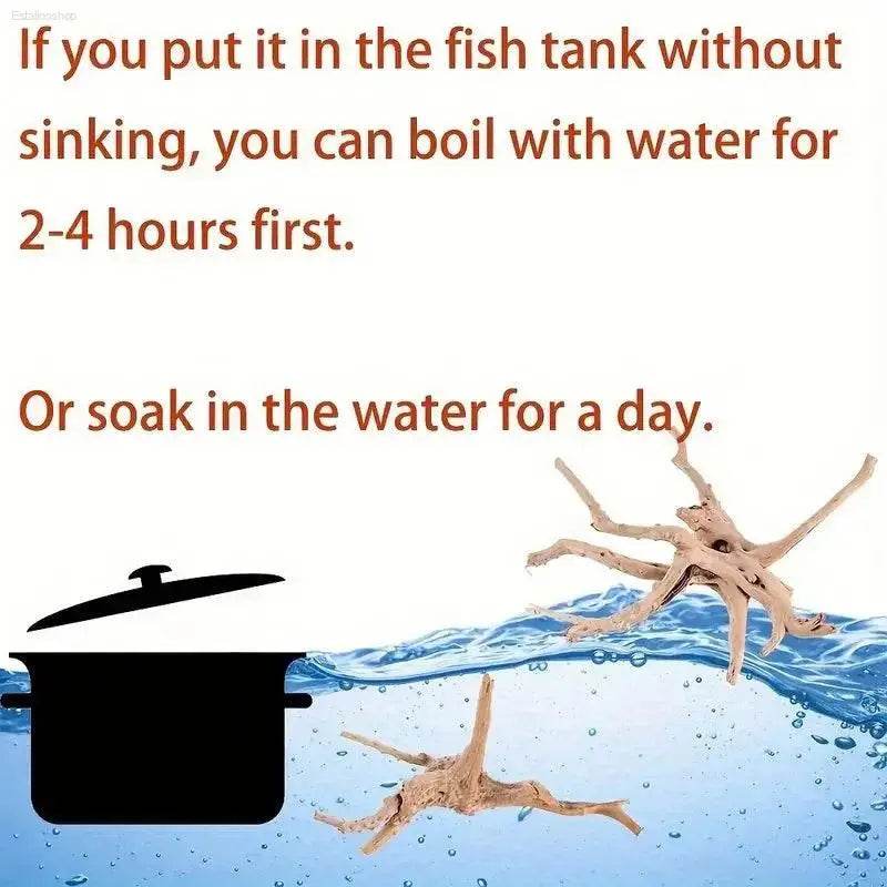 Driftwood preparation instructions.