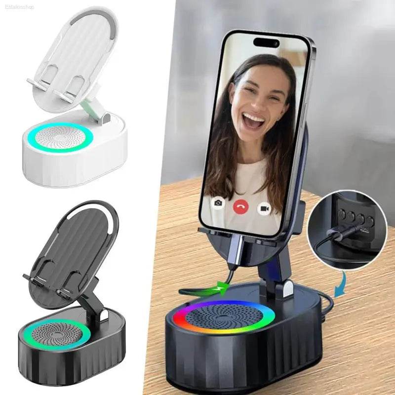 5 in 1 Bluetooth-compatible Audios Power Banks Speaker Stand - Estalios