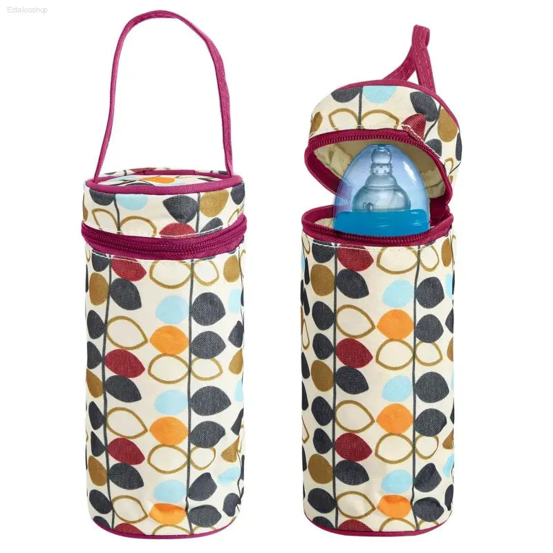 5 Piece Baby Diaper Bag Set with Insulated Pockets - Estalios