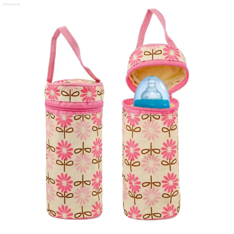 5 Piece Baby Diaper Bag Set with Insulated Pockets - Estalios