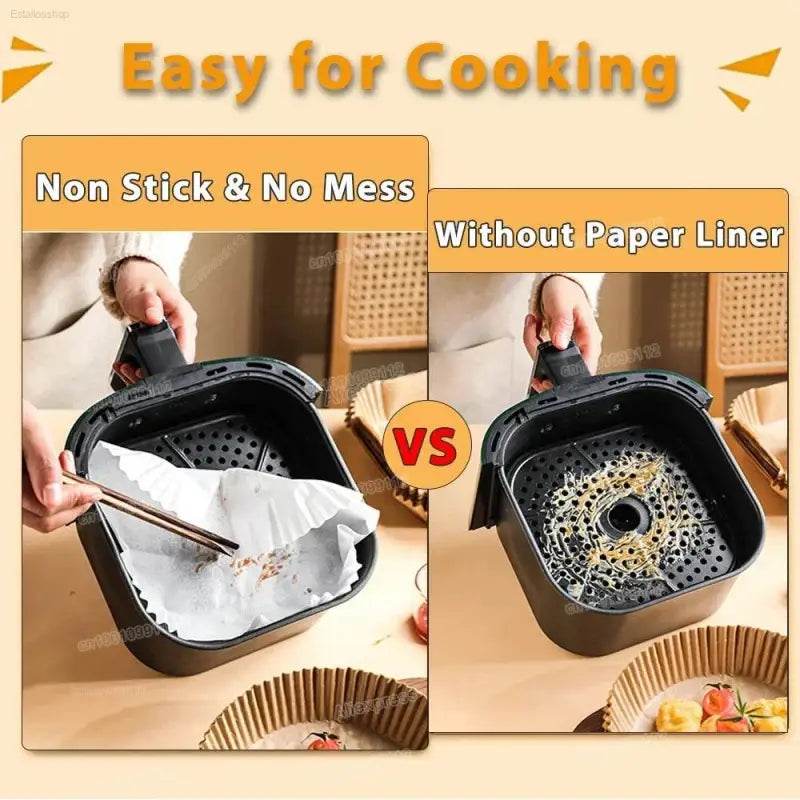 Air fryer basket comparison.