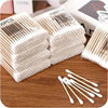 500pcs Double Head Wood Cotton Swabs for Easy Cleaning - Estalios