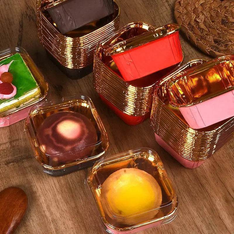 Individually packaged desserts.