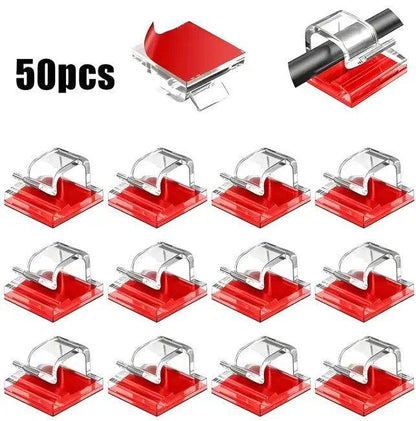 Stick Snap Cable Clips for Effortless Stylish Organization - Estalios