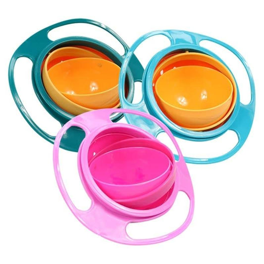 360-Degree Rotating Baby Bowl for Mess-Free Mealtime - Estalios