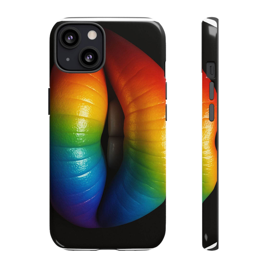 Rainbow Lips Phone Case - Tough Cover for LGBTQ+ Pride - Estalios