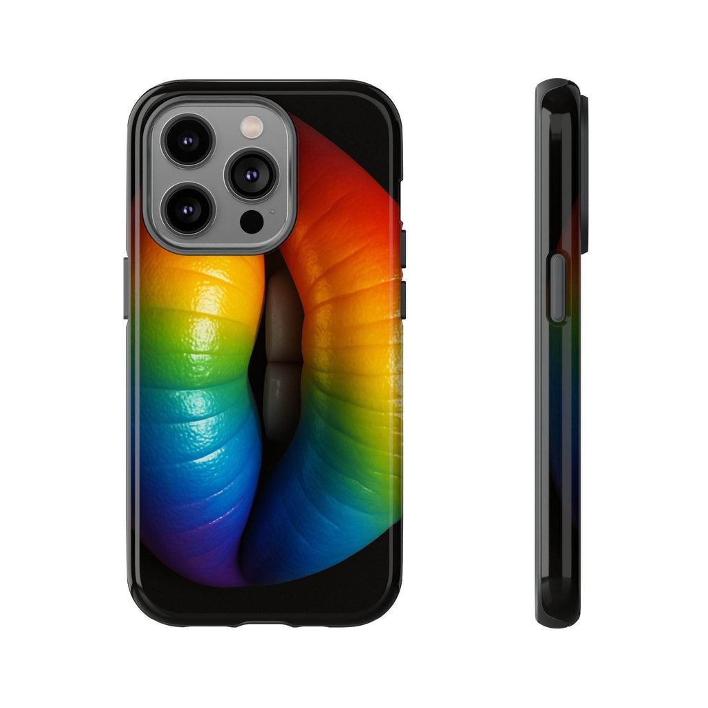 Rainbow Lips Phone Case - Tough Cover for LGBTQ+ Pride - Estalios