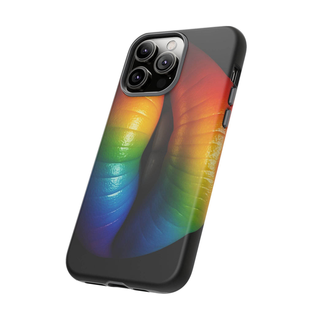 Rainbow Lips Phone Case - Tough Cover for LGBTQ+ Pride - Estalios