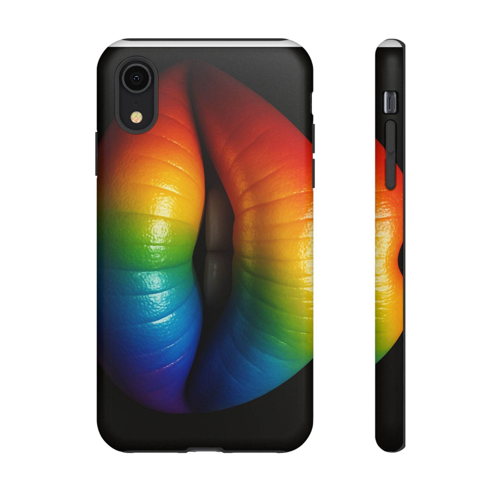 Rainbow Lips Phone Case - Tough Cover for LGBTQ+ Pride - Estalios