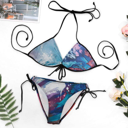 Large Size Bikini Swimsuit with Adjustable Straps - Estalios
